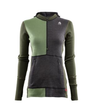 Aclima-Warmwool-Hood-Sweater-W-Zip-Woman-Marengo-Olive-Night-Dill-104078-Nuten-Sport-10