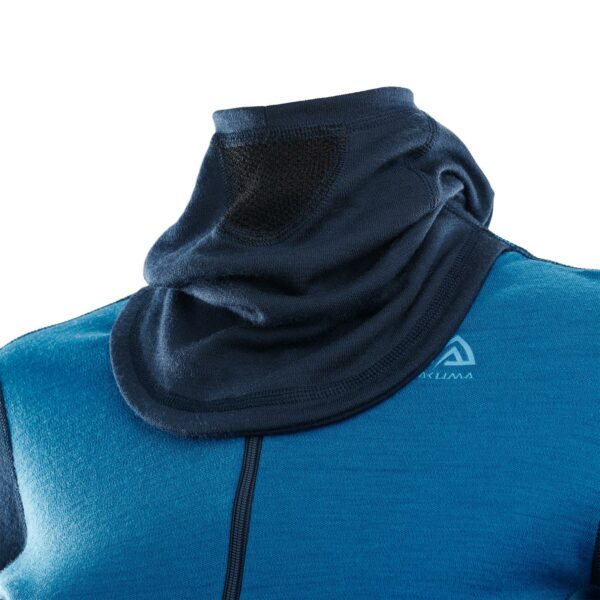 Aclima-WarmWool-Hood-Sweater-w-zip-W-Navy-Blazer-Blue-Sapphire-Azure-104078-Nuten-Sport-4