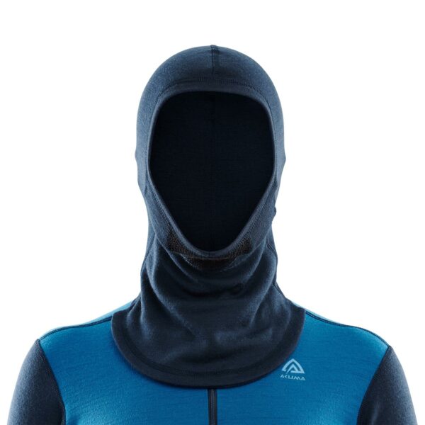 Aclima-WarmWool-Hood-Sweater-w-zip-W-Navy-Blazer-Blue-Sapphire-Azure-104078-Nuten-Sport-3