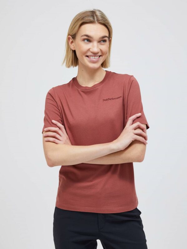 Peak-Performance-W-Original-Small-Logo-Tee-Classic-Clay-G78903-Nuten-Sport-2