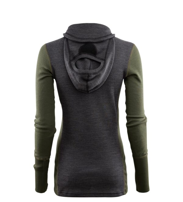 Aclima-Warmwool-Hood-Sweater-W-Zip-Woman-Marengo-Olive-Night-Dill-104078-Nuten-Sport-4