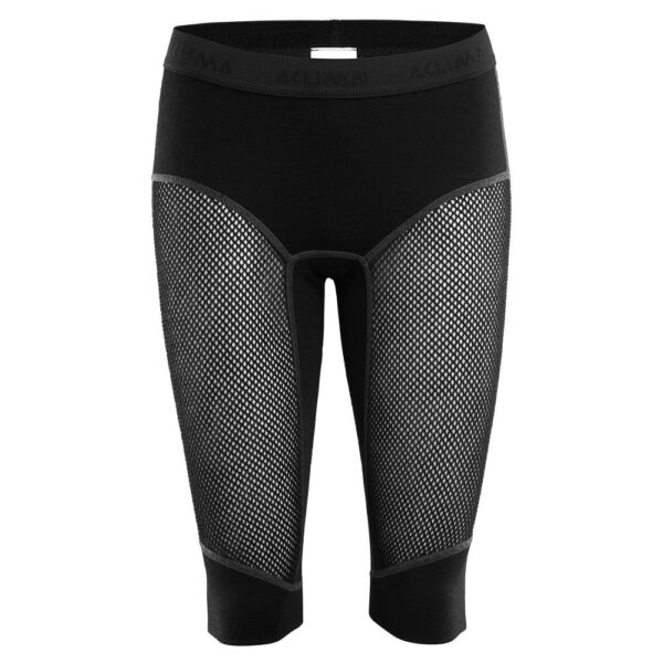 Aclima-WoolNet-Shorts-Long,-Woman-Jet-Black-103688-Nuten-Sport-1