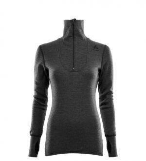 Aclima-Doublewool-Polo-Shirt-Zip,-Woman-Marengo-Jet-Black-103418-Nuten-Sport-3