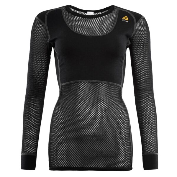 Aclima-WoolNet-Crew-Neck-shirt,-Woman-Jet-Black-101628-Nuten-Sport-4