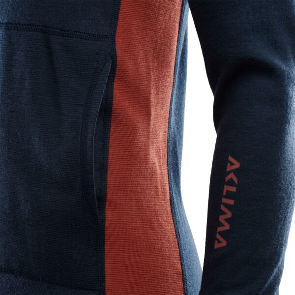 Aclima-WarmWool-Hood-Sweater,-Man-Navy-Blazer-Red-Ochre-101727-Nuten-Sport-1