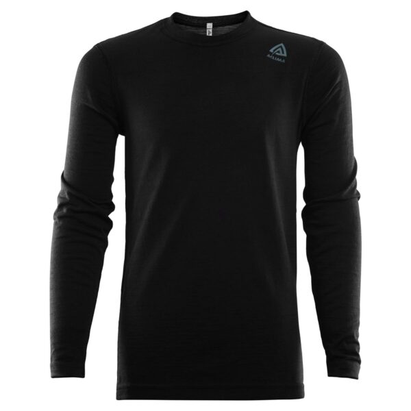 Aclima-LightWool-Crew-Neck-shirt,-Junior-Jet-Black-103150-Nuten-Sport-1