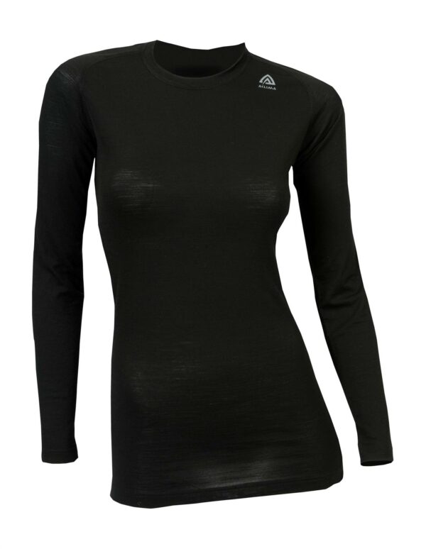 Aclima-Lightwool-Crew-Neck-Shirt,-Woman-Jet-Black-101648-Nuten-Sport-1