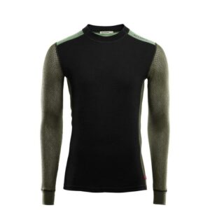 Aclima-Woolnet-Hybrid-Crew-Neck-Man-Jet-Black-Olive-Night-Dill-102737-Nuten-Sport-5