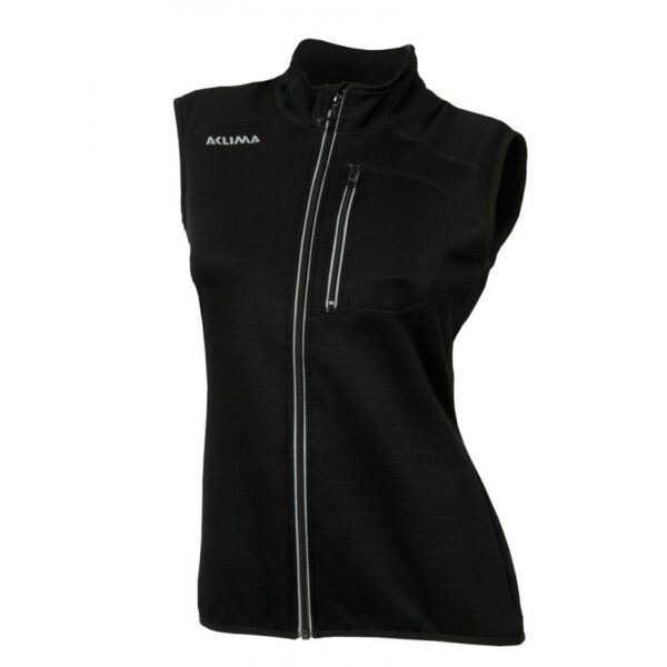 Aclima WoolShell Vest, Woman Jet Black 101697 Nuten Sport 1