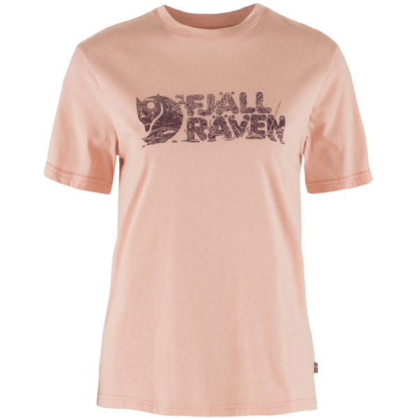 Fjällräven Fjällräven Lush Logo T-Shirt W Chalk Rose F14600165 Nuten Sport 1