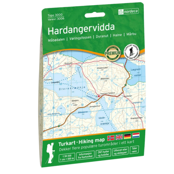 Nordeca Nordeca Hardangervidda 1:50 000 N3006 Nuten Sport 1