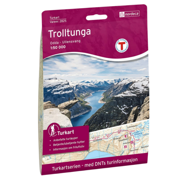 Nordeca Nordeca Trolltunga Odda-Ullensvang 1:50 000 N2825 Nuten Sport 1