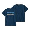 Patagonia W´S P-6 Logo Responsibili-Tee Tidepool Blue P37567 Nuten Sport 1