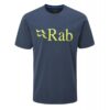 Rab Stance Logo Tee Deep Ink QCB-08 Nuten Sport 1