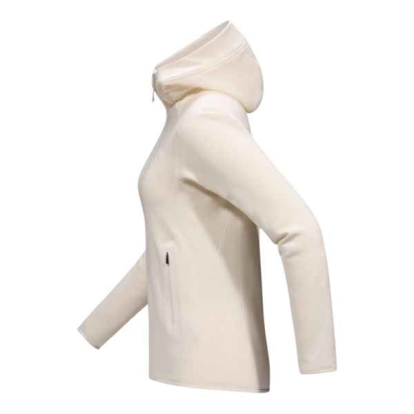 ArcTeryx Kyanite Fleece Hettejakke Dame Offwhite - Bilde 2