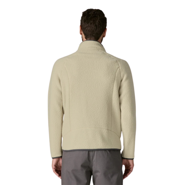 Patagonia Herre Retro Pile Fleece Jakke Hvit Blå - Bilde 3