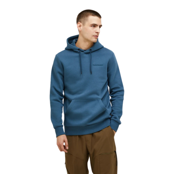 Peak Performance Herre Original Liten Logo Hettegenser Blå - Bilde 4