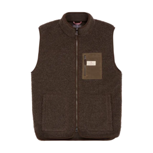 Amundsen Heroes Ull Fleece Vest Brun
