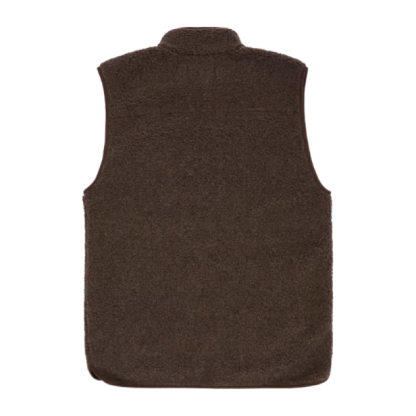 Amundsen Heroes Ull Fleece Vest Brun - Bilde 2