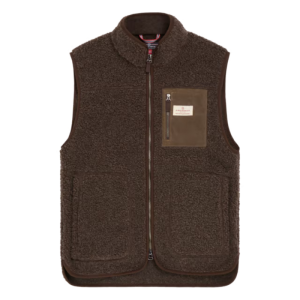Amundsen Heroes Ull Fleece Vest Dame Brun