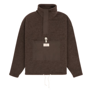 Amundsen V-bond Waxed Fleece Genser Dame Brun