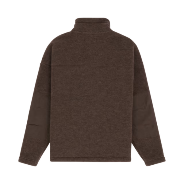 Amundsen V-bond Waxed Fleece Genser Dame Brun - Bilde 2