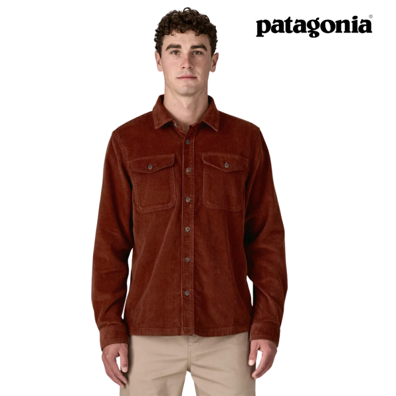 Patagonia Herre Kordfløyel Skjorte Burugunder - Bilde 2