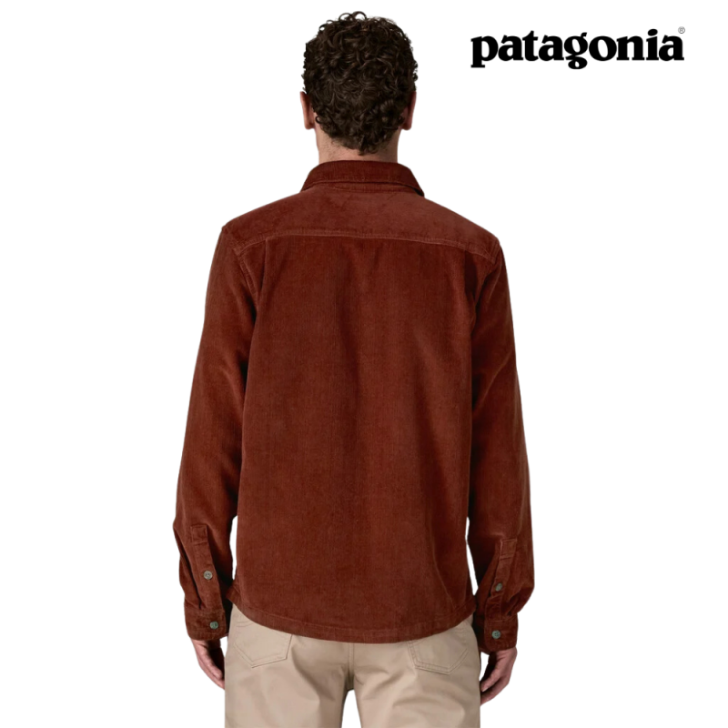 Patagonia Herre Kordfløyel Skjorte Burugunder - Bilde 3