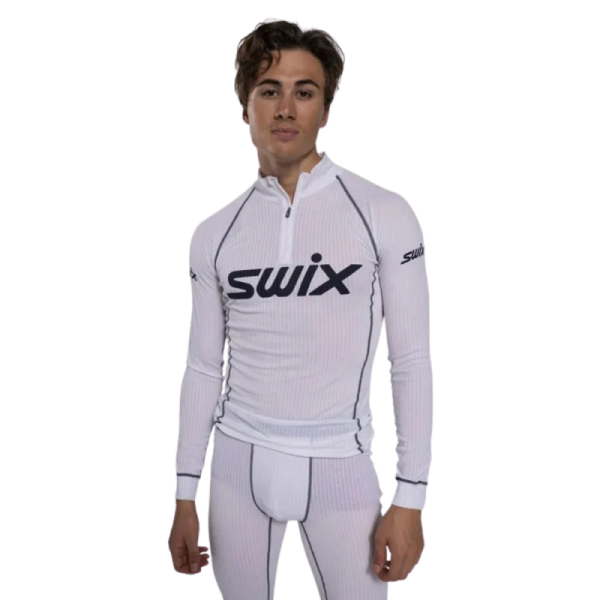 Swix Racex Classic Half Zip Superundertøy Overdel Herre Hvit - Bilde 3