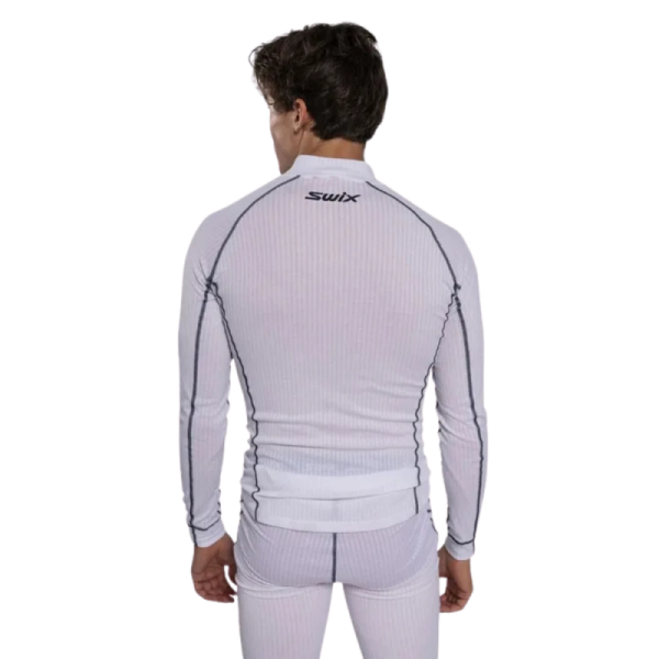 Swix Racex Classic Half Zip Superundertøy Overdel Herre Hvit - Bilde 4