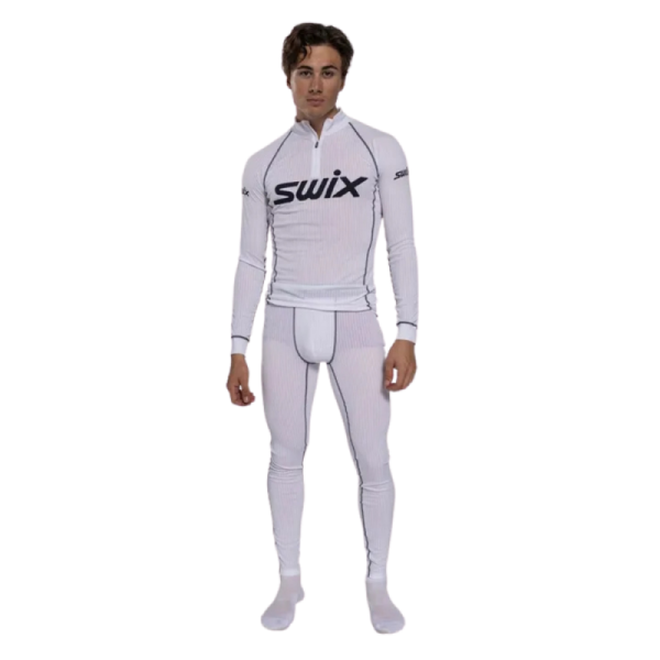 Swix Racex Classic Half Zip Superundertøy Overdel Herre Hvit - Bilde 5