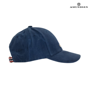 Amundsen Waxed Cotton Caps Blå