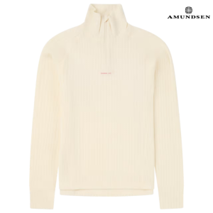 Amundsen Hero´s Hide Half Zip Overdel Ulltrøye  Hvit