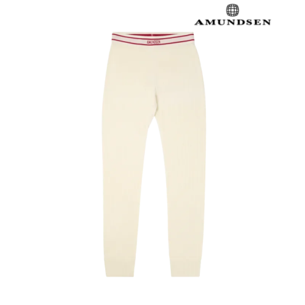 Amundsen Hero's Hide Long Johns Stilongs Ullunderdel  Herre Hvit