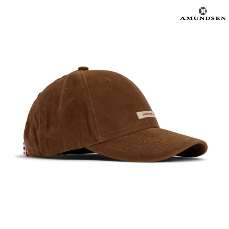 Amundsen Waxed Cotton Caps Brun - Bilde 2