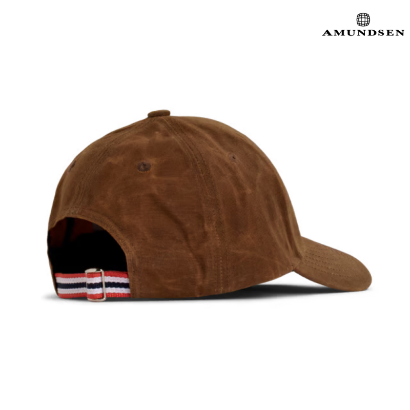 Amundsen Waxed Cotton Caps Brun - Bilde 3