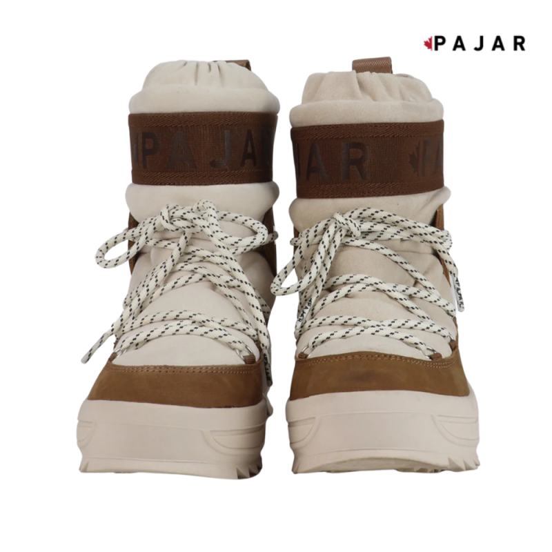 Pajar Galaxy Suede Pull On Vinterstøvler Dame Hvit/Brun - Bilde 3