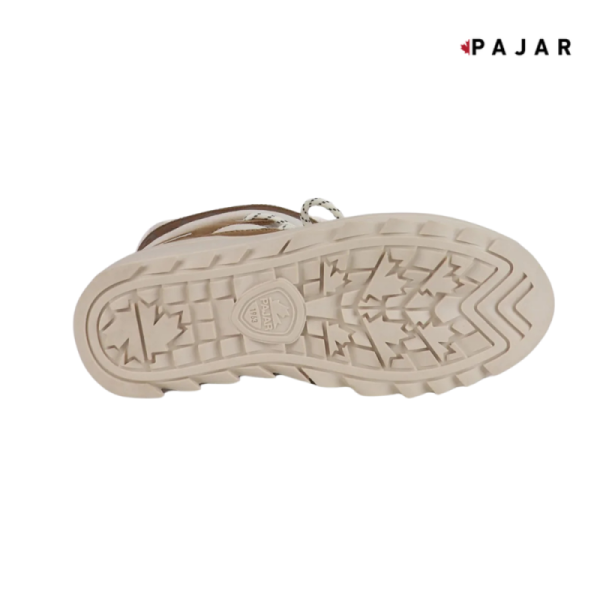 Pajar Galaxy Suede Pull On Vinterstøvler Dame Hvit/Brun - Bilde 7