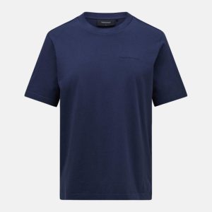 Peak Performance M Original Small Logo Tee Blue Shadow