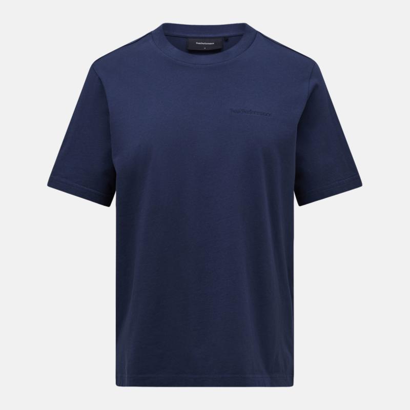 Peak Performance M Original Small Logo Tee Blue Shadow