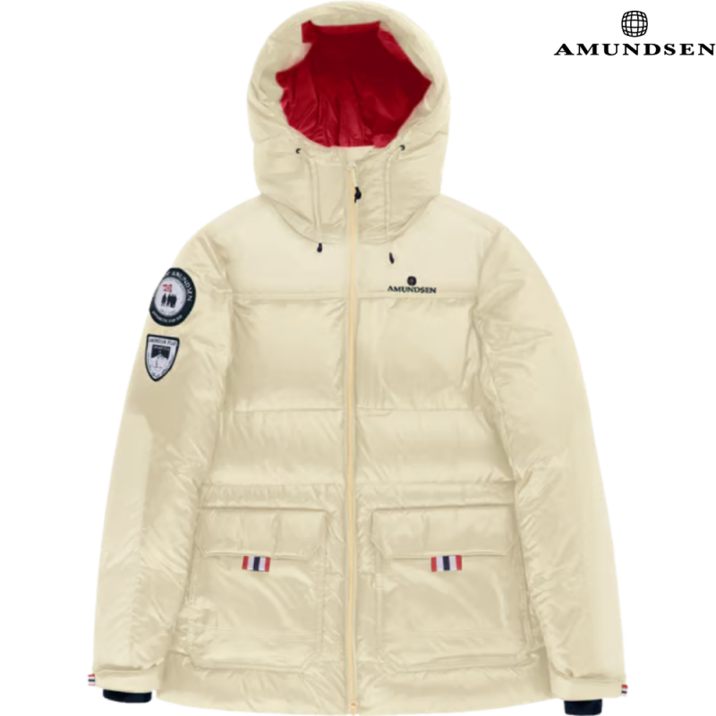 Amundsen Peak Parka Dunjakke Dame Hvit