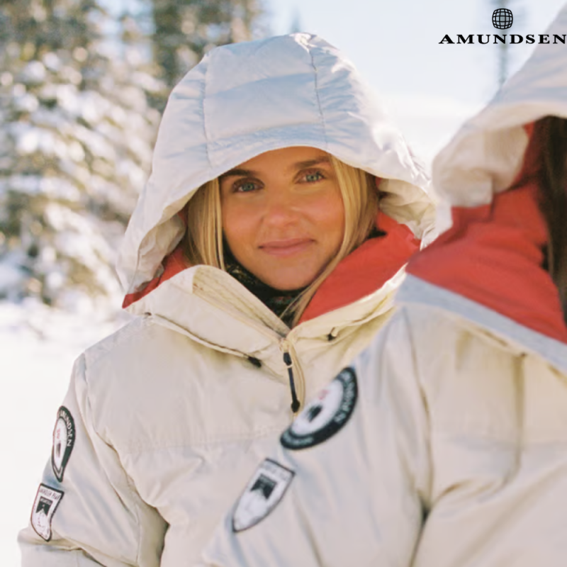 Amundsen Peak Parka Dunjakke Dame Hvit - Bilde 3