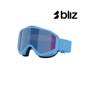 BLIZ Liner JR Junior Skibrille Over The Glasses Matt Blå Ramme/Brun med Blå Brilleglass