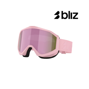BLIZ Liner JR Junior Over The Glasses Barn Skibriller Matt Rosa Ramme/Brun med Lilla Brilleglass