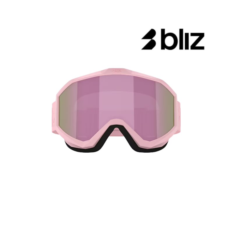 BLIZ Liner JR Junior Over The Glasses Barn Skibriller Matt Rosa Ramme/Brun med Lilla Brilleglass - Bilde 2