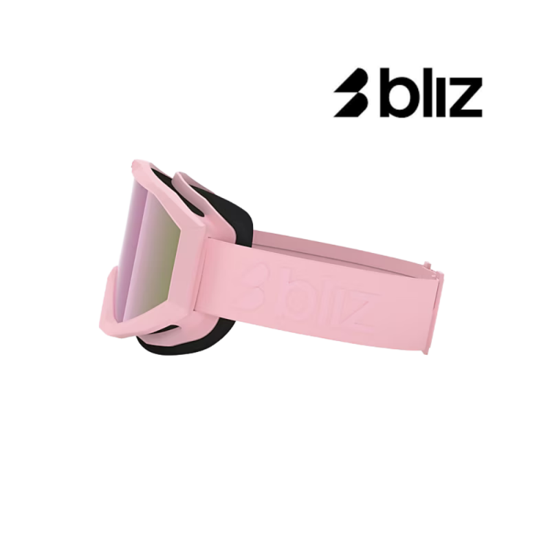 BLIZ Liner JR Junior Over The Glasses Barn Skibriller Matt Rosa Ramme/Brun med Lilla Brilleglass - Bilde 3