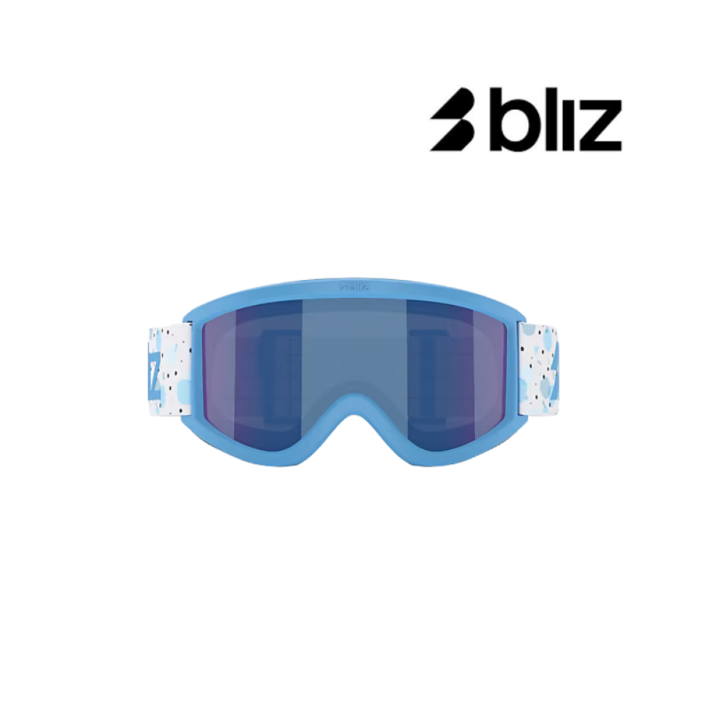 BLIZ Pixie Barn Skibrille Matt Blå Ramme/Brun Med Blå Multi Brilleglass - Bilde 2