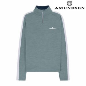 Amundsen 5Mila Half Zip Herre Lyseblå