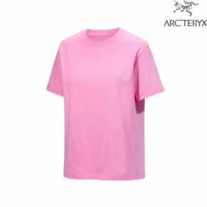 ArcTeryx Kragg Bomull Liten Fugl Kortermet T-Skjorte Dame Rosa