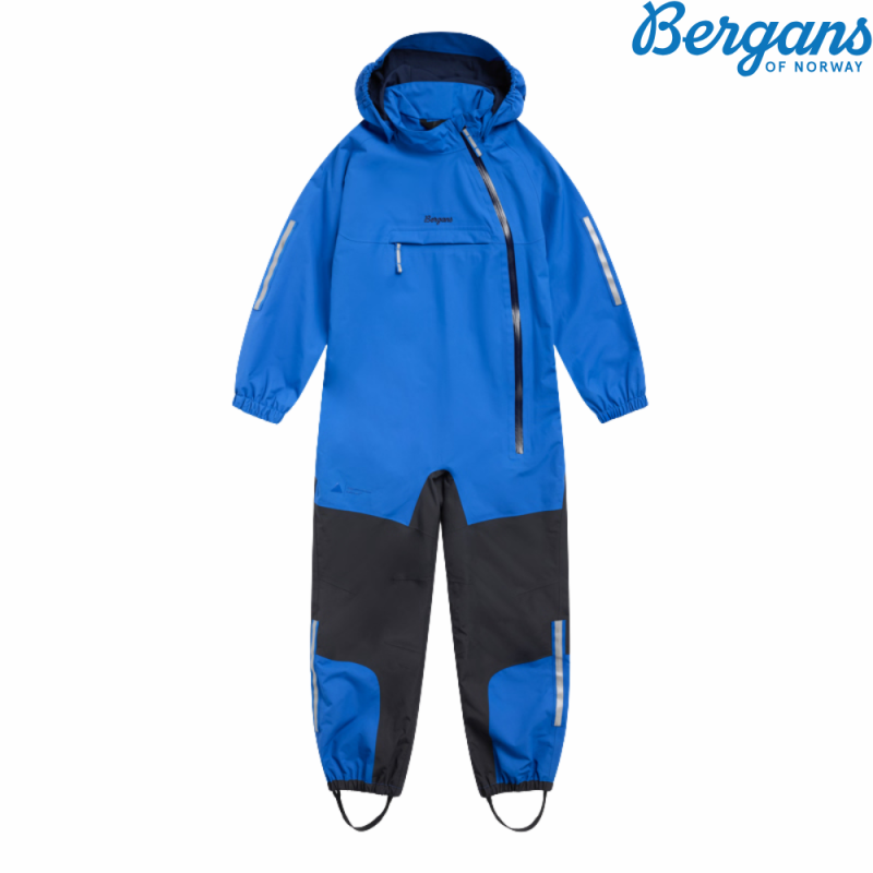 Bergans Lilletind Barn Parkdress Kjeledress Blå Grå